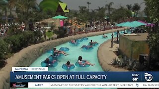 State theme parks ready to open at full capacity