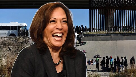 Cackling Kamala Harris blames Republicans for Joe Biden's WIDE OPEN border crisis!