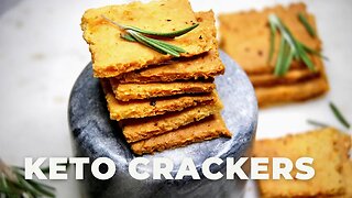 4 Ingredient Keto Crackers