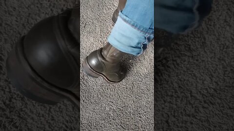 Frank's Boots- custom Wilshire 9 month - on foot final conditioned and polished