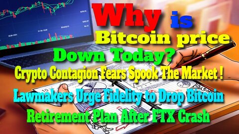 Why Is Bitcoin Price Down Today? | Crypto Contagion Fears Spook The Market | Crypto Mash |