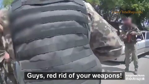 Ukrainian military threaten police trying to detain their friend