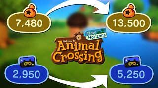 How to earn BELLS & NOOK MILES FAST in Animal Crossing New Horizons (Early Game)