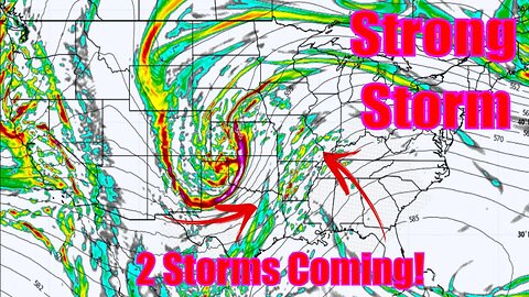 Huge Storm Just Got Serious!! Elevated Severe Weather Risk! - The WeatherMan Plus