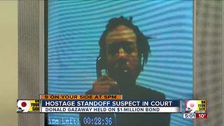 Hostage standoff suspect in court