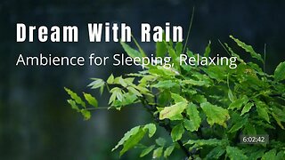 Raining, ambiance sounds, sleep better and faster