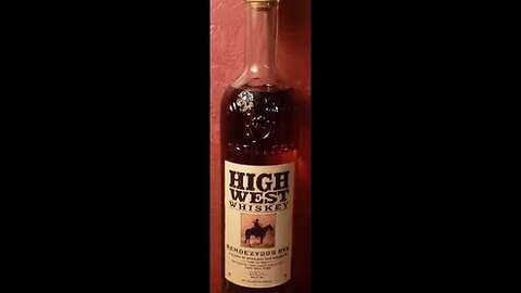 Whiskey Review: #168 High West Rendezvous Rye Whiskey 2019 Release