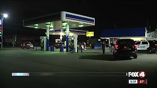 Marathon gas station armed robbery Fort Myers