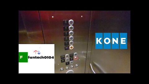 Montgomery Kone Hydraulic Elevator @ Ridgeway Shopping Center Parking Garage - Stamford, CT