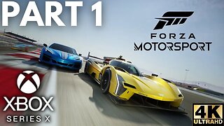 Forza Motorsport Gameplay Part 1 | Xbox Series X|S | 4K HDR (No Commentary Gaming)