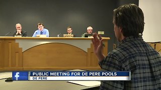 De Pere meeting to discuss results from online survey for De Pere pools