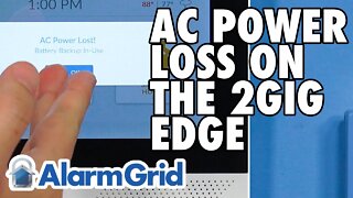 2GIG Edge: What To Expect During AC Loss