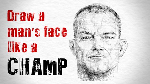 How To Draw A Man's Face Like A Champ