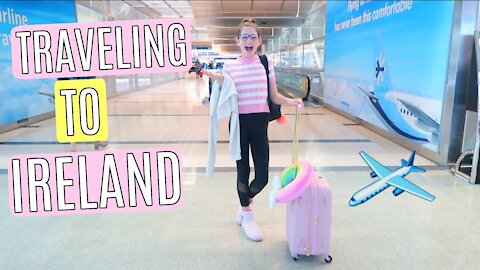 Traveling to Ireland, International Plane Trip | Dublin Vlog Part 1