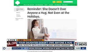 Girl Scouts say hugs can send wrong message
