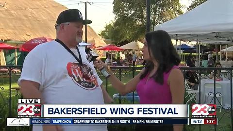 Bakersfield Wing Fest's wing eating champion