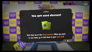 Splatoon 3 - Tableturf Battle - Frye's Card Sleeve & Reaching Max Level 50