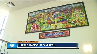 Kids use creativity to build 'Historic Waukesha' mural at Carroll University