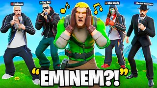 Trolling With NEW Eminem Skins in Fortnite!