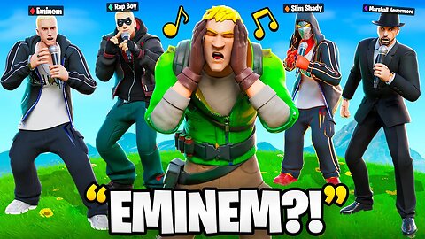 Trolling With NEW Eminem Skins in Fortnite!