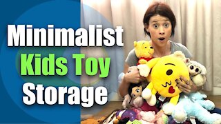 Minimalist Kids Toy Storage / Large Family Kids Toy Storage