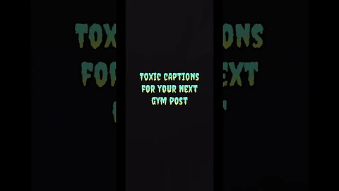 TOXIC Captions For Your Next Gym Post #memes #gym #bodybuilding #fitnessshorts #caption