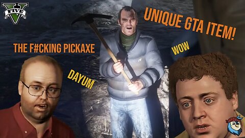 Trevor got the Secret Pickaxe Item!!! - Grand Theft Auto V