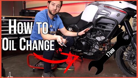 How to Change Oil on Suzuki V-Strom 1000