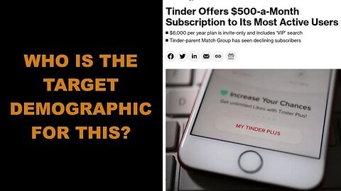Will You Get The Tinder $500 Subscription?