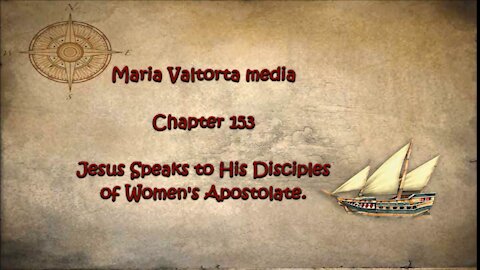 Jesus Speaks to His Disciples of the Women's Apostolate.