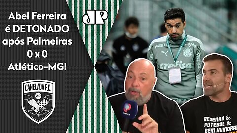 "É PRA FICAR PU** com o Abel! O Palmeiras FOI RIDÍCULO contra o Atlético-MG!" DEBATE FERVE!