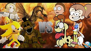 MUGEN - Request - Team Golden Freddy VS Team Odie - See Description