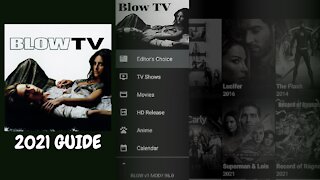 BLOW TV - GREAT FREE MOVIE & TV SHOW APP! (FOR ANY DEVICE) - 2023 GUIDE