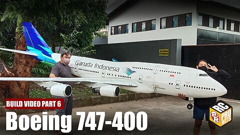 Building Boeing 747-400 RC Plane Part 6