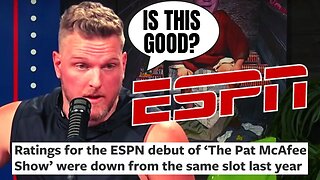 Pat McAfee's ESPN Debut Ratings DOWN BIG From Last Year, ESPN Says It Was A Massive Success!