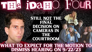 New Idaho 4 Case Doc: Judge Judge Signs Off on CLOSED MORNING SESSION for Motion to Dismiss #idaho