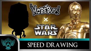 Speed Drawing: Star Wars - C-3PO | Mobébuds Style