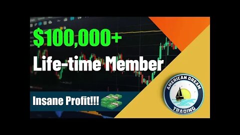 Massive $100,000 Profit Life Time Member Stock Market