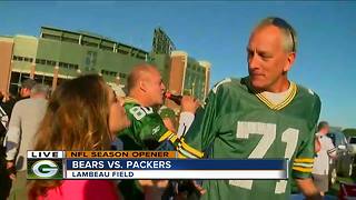 Tailgaters are ready for the Packers week 1 match-up with the Bears