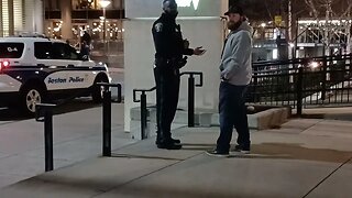 Boston police respond to the star market for a customer making threats