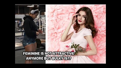 Generation Z woman drops the attractive feminine appearance for a masculine bulky one-the new normal