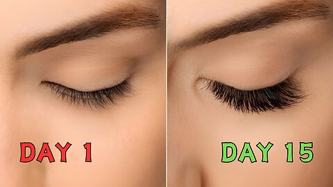 How to grow long and thick eyelashes fast?🌷👁️