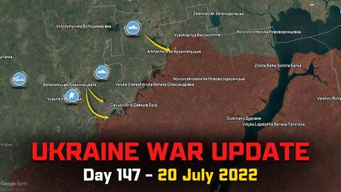 Russian Invasion of Ukraine [20 July] - Ukrainian offensive in Kherson moves closer