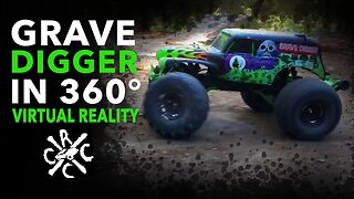 Grave Digger Monster Truck RC In 360° Virtual Reality