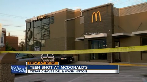 Milwaukee Police: 15-year-old boy shot at south side McDonald's