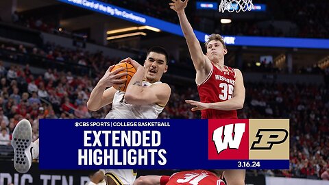 Wisconsin vs Purdue: College Basketball Highlights | 2024