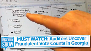 MUST WATCH: Auditors Uncover Fraudulent Vote Counts in Georgia