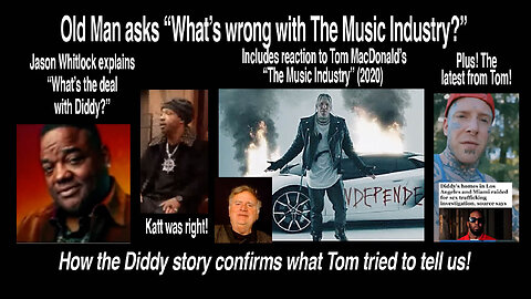 Old Man's "What's wrong with the Music Industry?" in one video! #Diddy, #tommacdonald, #reaction