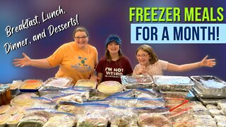 Cook Once and Eat For A Month | 31 Easy Freezer Meals