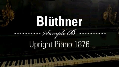 BLÜTHNER - Upright Piano - Sample B